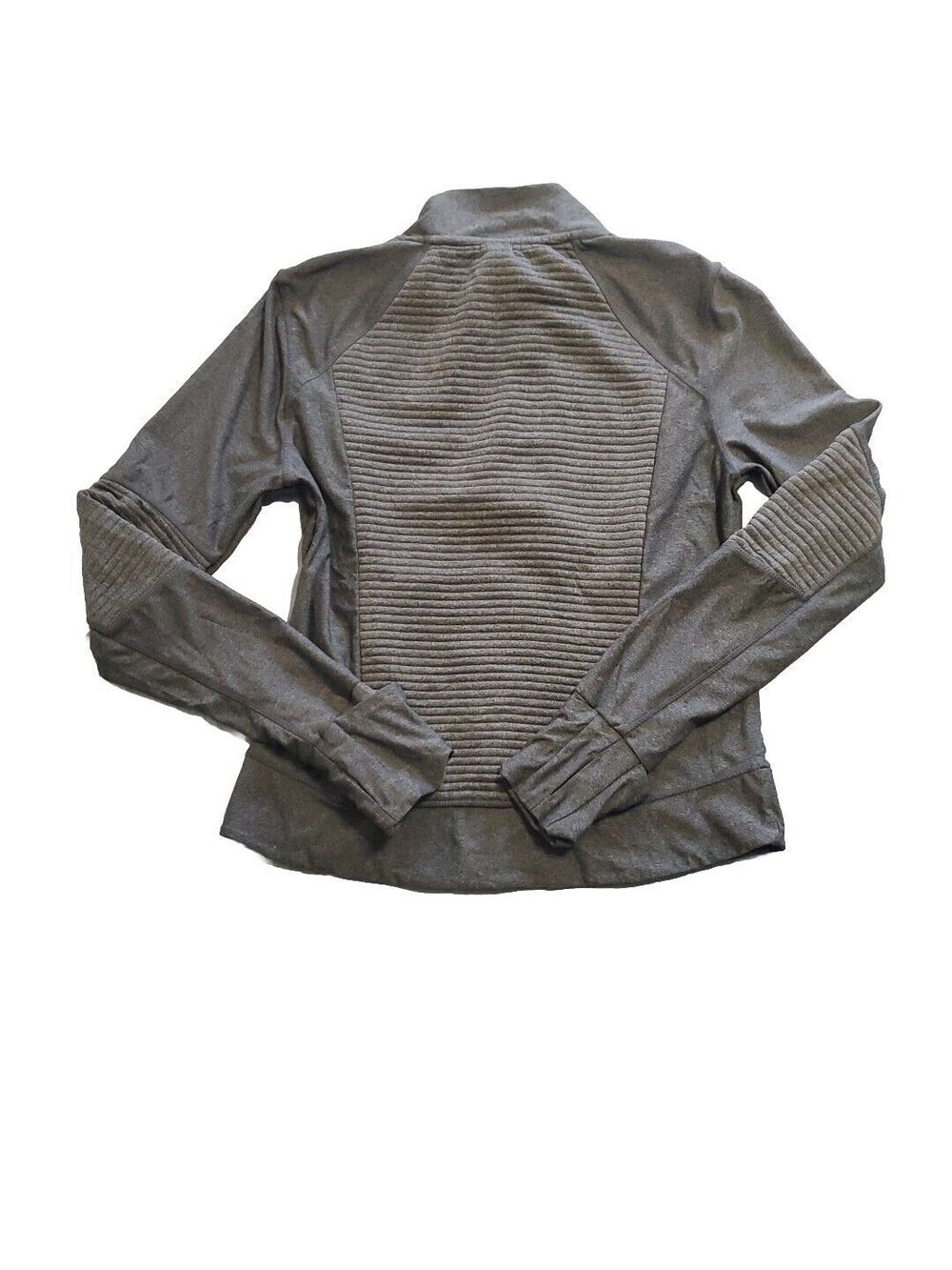 Mondetta Meduim Jacket Lightweight Zipoed Gray Textured Pockets Womens - Picture 16 of 16